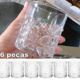 Jogo de Copos de Vidro para Whisky 310ml 6 Peças – Casambiente Requinte