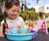 Barbie Piscina com Boneca, Multicolorido, GHL91, Mattel