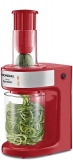 Cortador Electric Spiralizer, 3 lâminas exclusivas em aço inox, Vermelho, Mondial – CS-02