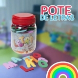 Pote de Letras 114 Peças – Mingone