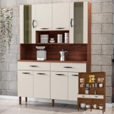 Cozinha Compacta Kits Paraná Golden 8 – 8 Portas 2 Gavetas