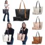 Kit Bolsa Sacola Grande Feminina + carteira com porta cartões Willibags