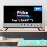 Smart TV LED 32″ Philco PTV32G70SBL HD Wi-Fi, Processador Quad Core, Midia Cast, 2 HDMI, 1 USB