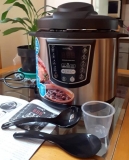 Panela de Pressão Elétrica, 6L, Inox/Preto, 110v, Midea