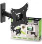 Elg FULL20 – Suporte de TV Articulado de Parede, Curva de 15 a 43″, Preto