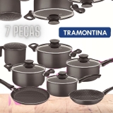 Jogo de Panelas Tramontina Paris Antiaderente 7 peças