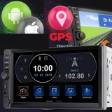 Aparelho GPS via Espelhamento Evolve TV MP5 TV Digital 7 Pol. Cap. 4X45W BT/USB/AUX/Mirror Link Android e IOS – GP345, Multilaser