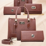 Kit Bolsa Feminina + Bolsa Pequena Balada DE Lado Com Carteira Linda