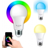 Smart Lâmpada Wi-Fi Elsys, LED 10W Bivolt, Compatível com Alexa e Google Assistente