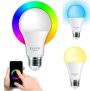 Smart Lâmpada Wi-Fi Elsys, LED 10W Bivolt, Compatível com Alexa e Google Assistente