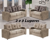 Conjunto de Sofás 2 e 3 Lugares Cindy – Viero Móveis