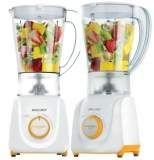 Liquidificador Mallory Flash Mix 2 Velocidades 450W – Branco/Laranja