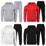 Conjunto Moletom Masculino Com Blusa Canguru + Calça Masculina