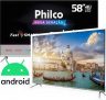 Smart TV LED 58″ UHD 4K Philco PTV58G71AGBLS Inteligência Artificial Google Assistente, Chromecast Built-In, Dolby Audio, HDR e Processador Quad-Core