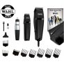 Kit Wahl Total Black Máquina de Cortar Cabelo Trimmer Acabamento e Aparador de Pelos + Necessaire 110v