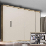 Guarda-roupa Casal 6 Portas 4 Gavetas Herval Montreal
