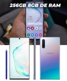 Smartphone Samsung Galaxy Note 10 256GB Prata 4G – 8GB RAM 6,3” Câm. Tripla + Câm. Selfie 10MP
