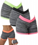 Kit com 3 Shorts Risca Fitness e Praia