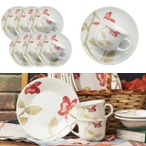 Conjunto de Xícaras para Café Oxford Beauty Biona em Cerâmica 75ml – 6 Peças