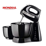 Batedeira Due Cake Inox, 500W, 127V, Preta, Mondial – B-04-NP