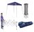 Tenda Gazebo Bel Fix 2.4 x 2.4 m Dobrável Poliéster e Silver Coating Azul 2.4 x 2.4 m