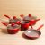 Conjunto Panelas Ceramic Brinox Life Smart Vermelho