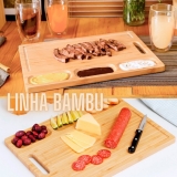 Tábua de Corte Frente e Verso 40x30cm – La Cuisine Linha Bambu