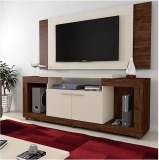 Rack com Painel para TV até 55” 2 Portas – Caemmun Premium Elegance