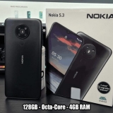 Smartphone Nokia 5.3 128GB Verde 4G Octa-Core – 4GB RAM 6,55” Câm. Quádrupla + Selfie 8MP