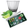 Kit Caipirinha, 3 Peças, Bartender, Estampa, Euro