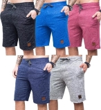 Kit 03 Bermudas Moletom Polo Marine