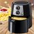 Fritadeira Air Fryer Sem Óleo Midea, Preto, 3,5L, 220V