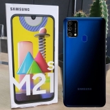 Smartphone Samsung Galaxy M21s 64GB 4G – Octa-Core 4GB RAM 6,4” Câm. Tripla + Selfie 32MP