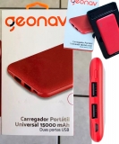 Carregador Portátil/Power Bank Geonav 15000mAh – PB15000GR
