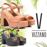 Sandália Vizzano Meia Pata Feminina