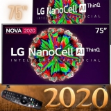 Smart TV 4K UHD NanoCell IPS 75” LG 75NANO79SNA – Wi-Fi Bluetooth Inteligência Artificial 3 HDMI