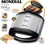 Sanduicheira/Grill Mondial Premium S-07 800W – Antiaderente