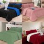 Kit Edredom Casal Queen + Jogo de Lençol 06 peças Aconchego Dupla Face Casa Dona