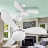 Ventilador de Teto Ventisol Fênix Branco / Silver 3 Pás CV3 Premium