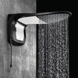 Chuveiro Acqua Wave Ultra 127V 5500W, Lorenzetti, 7510088, Preto/Cromado, Pequeno