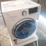 Lavadora de Roupas Midea Storm Wash LFA11B2 – Inverter 11kg Cesto Inox 16 Programas de Lavagem