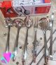 Conjunto Utensílios para Cozinha com Barra 6 Peças Euro Inox