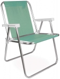 Cadeira Alta Alumínio, Verde