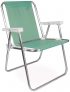 Cadeira Alta Alumínio, Verde
