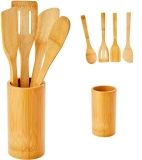 Kit de Utensílios 5 Peças Ecokitchen Mimo Style Bege
