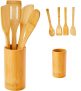 Kit de Utensílios 5 Peças Ecokitchen Mimo Style Bege