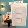 Interruptor Inteligente WiFi AGL, 03 teclas – Compatível com Alexa, Branco