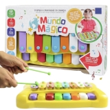 Piano Xilofone Dó-Ré-Mi Xplast – Mundo Mágico Piano