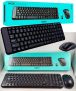 Combo Teclado e Mouse sem fio Logitech MK220 com Design Compacto, Conexão USB, Pilhas Inclusas e Layout ABNT2
