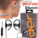 Fone de Ouvido Bluetooth Geonav AER AER02B – Intra-auricular Esportivo com Microfone Preto
